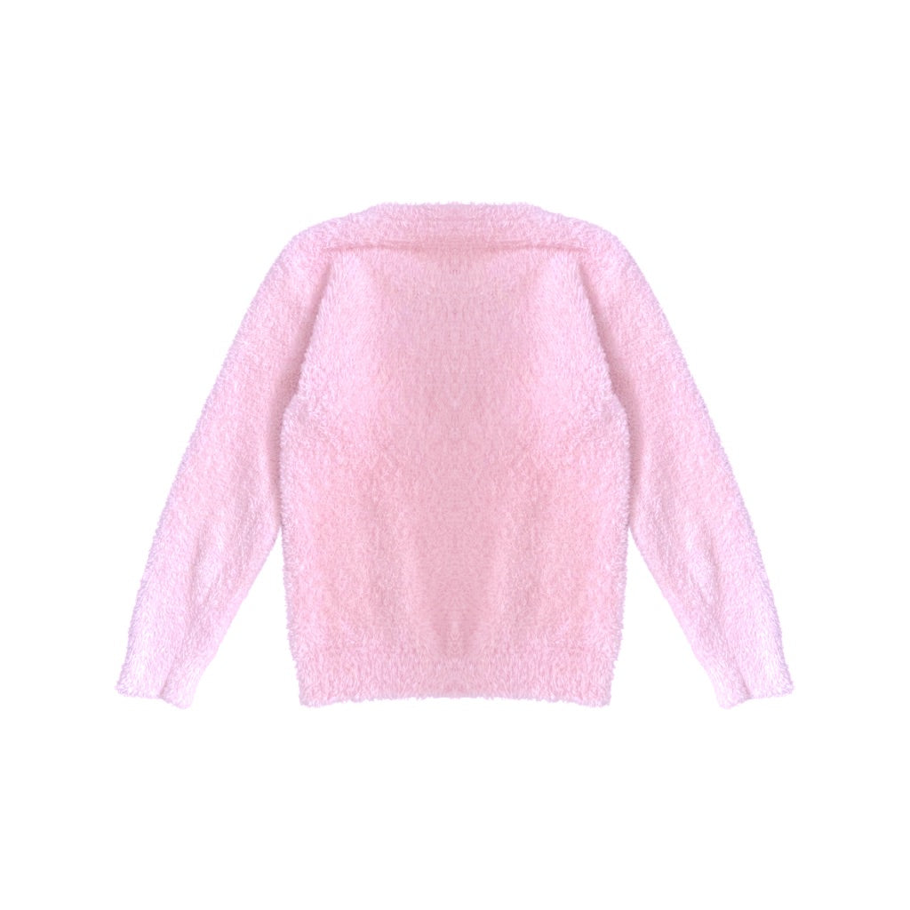 Rozā meiteņu džemperis 128 Valentine