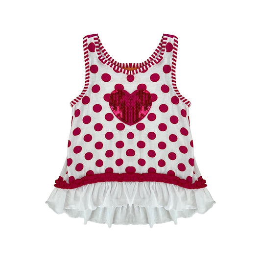 Meiteņu tops 98 "Pusblu" heart