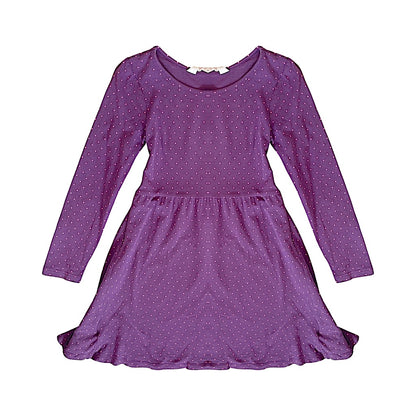 "H&M" lillā kokvilnas kleitiņa 116