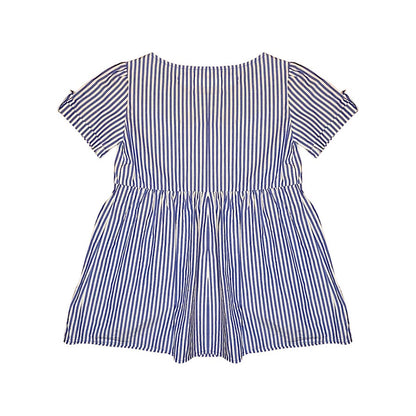 "ZARA" kleita blue stripes button 110
