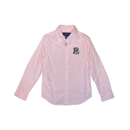 "Ralph Lauren" rozā kokvilnas krekls 116