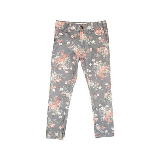 "Denim Co" džegingi flowers grey 122