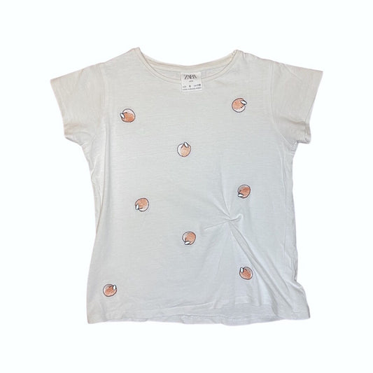 "ZARA" balts tops peaches tie 110