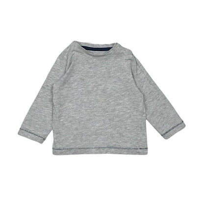"Mothercare" pelēks kokvilnas krekls 74cm