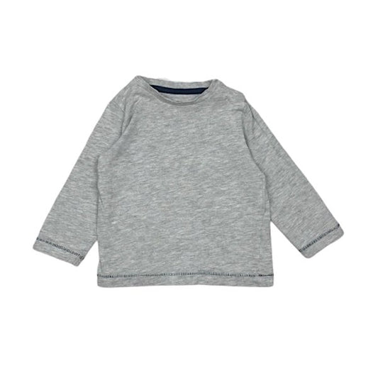 "Mothercare" pelēks kokvilnas krekls 74cm