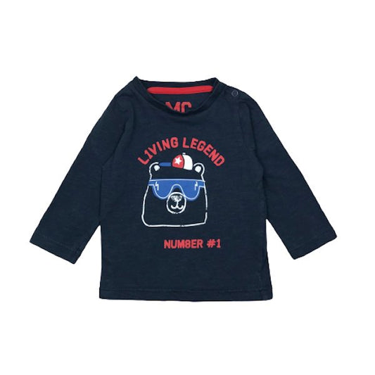 "Mothercare" zils krekls ar lācīti 74cm
