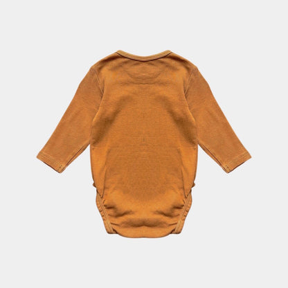 "H&M" brūns bodijs organic cotton 68cm