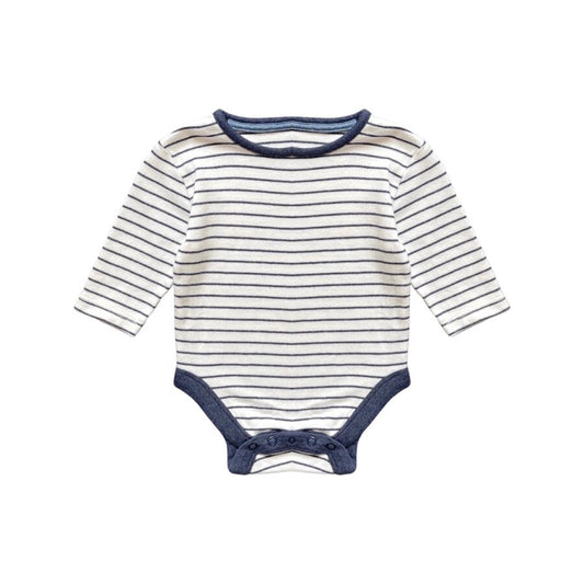 "George" bodijs long sleeve stripes 68cm