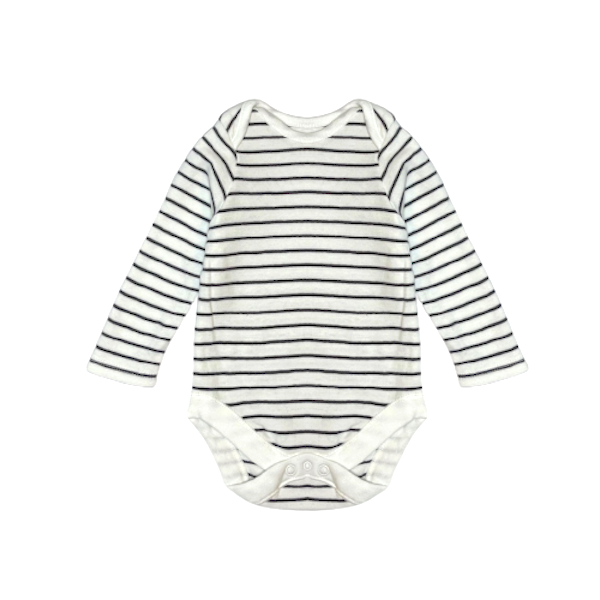 "F&F" bodijs stripes long sleeve 62cm