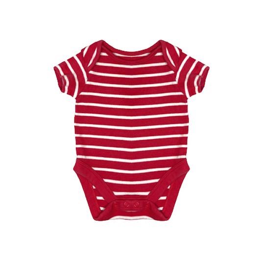 "Mini Club" bodijs mainly pink stripes 62cm