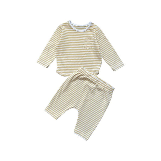 "TU" Divdaļīgs komplekts Mustard Stripes 62cm