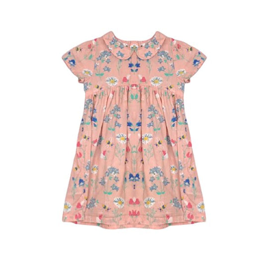 "M&Co" kleita peach flowers 86cm