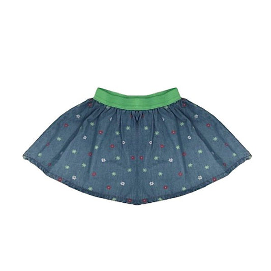 "Kiki&Koko" zili svārki ar puķītēm