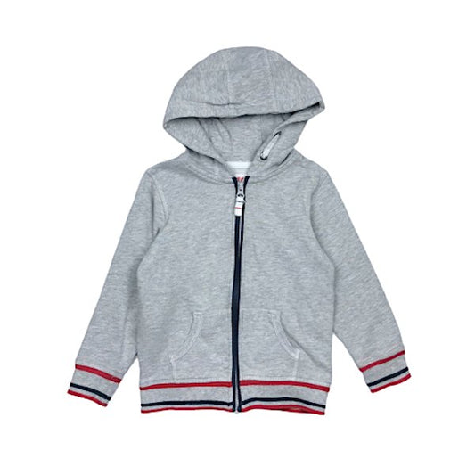 "Mothercare" pelēka jaka ar kapuci 104cm