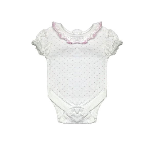 Balts bodijs frilly neck "Primark" 50cm