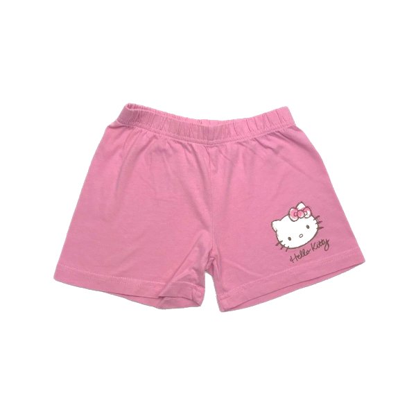 "Hello Kitty" rozā kokvilnas šorti
