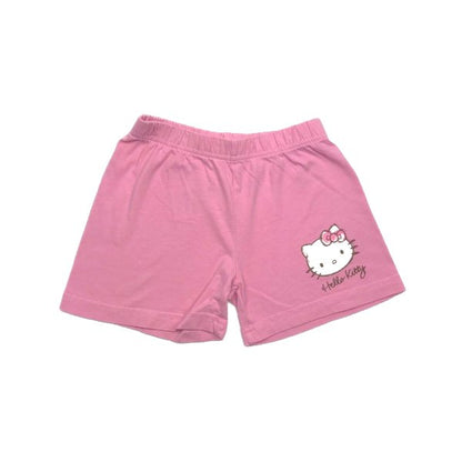 "Hello Kitty" rozā kokvilnas šorti