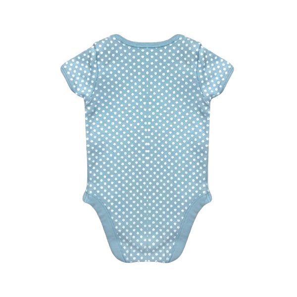 Bodijs baby blue flower 62cm