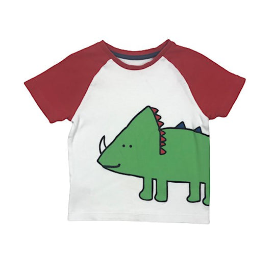 "Mini Club" T-krekls ar zaļu dinozauru