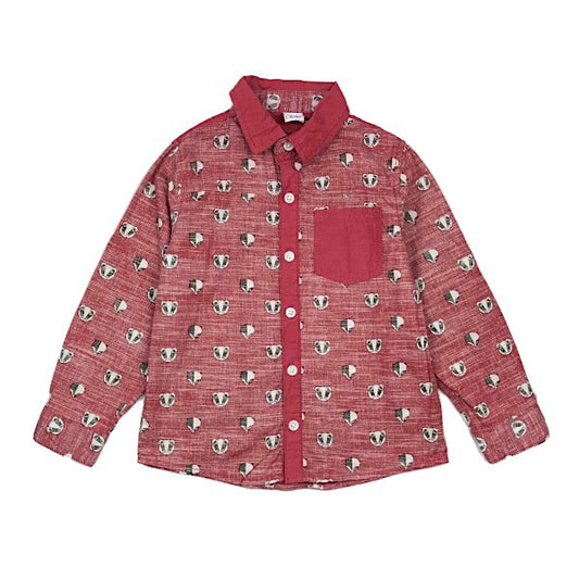 "Mini Club" red badger krekls