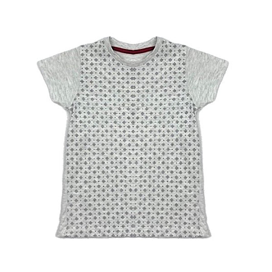 "Matalan" pelēks romba T-krekls