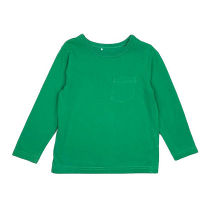 Zaļš kokvilnas krekls ar kabatiņu "George"