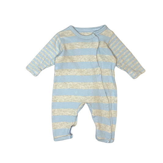 Romperis grey&blue 44cm