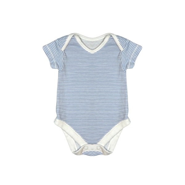 "Nutmeg" strīpains bodijs white&blue 56cm