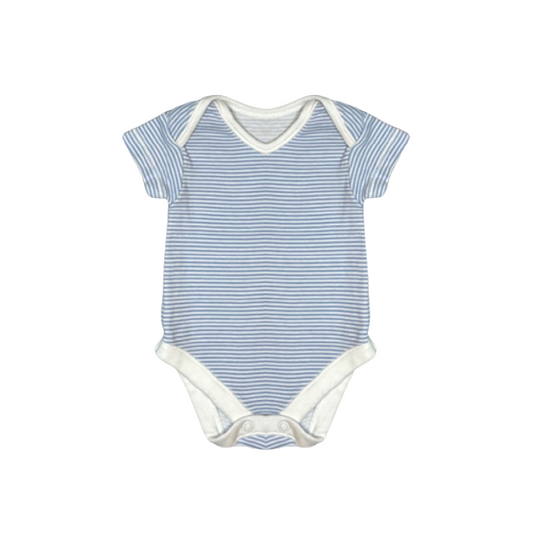 "Nutmeg" strīpains bodijs white&blue 56cm