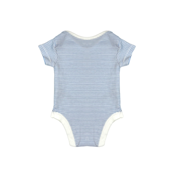 "Nutmeg" strīpains bodijs white&blue 56cm