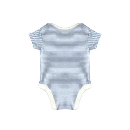 "Nutmeg" strīpains bodijs white&blue 56cm