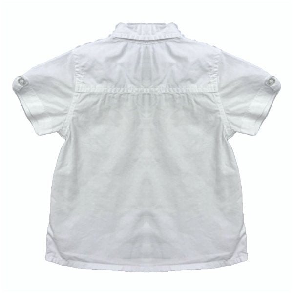 "Cool club" balts krekls ar īsām piedurknēm