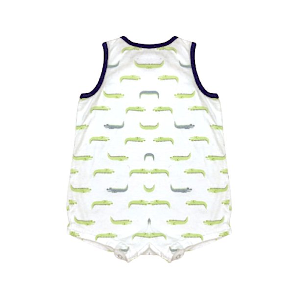 "Cotton Juice" romperis crocodile
