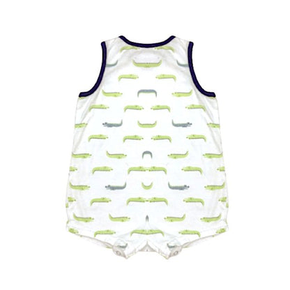 "Cotton Juice" romperis crocodile