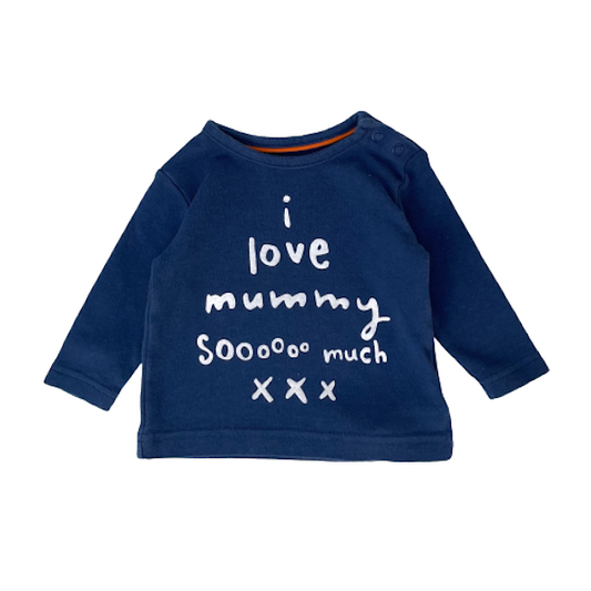 "Marks&sSpencers" krekls love mummy 62cm