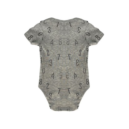 "H&M" pelēks bodijs numbers 62cm