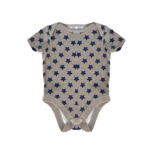 "Disney" pelēks bodijs blue stars 62cm