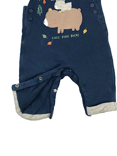 "Mothercare" silts romperis ar lācīšu aplikāciju