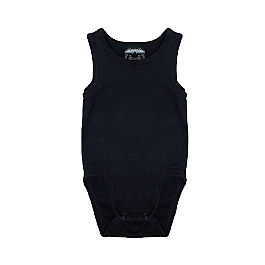 "H&M" melns kokvilnas bodijs 68cm