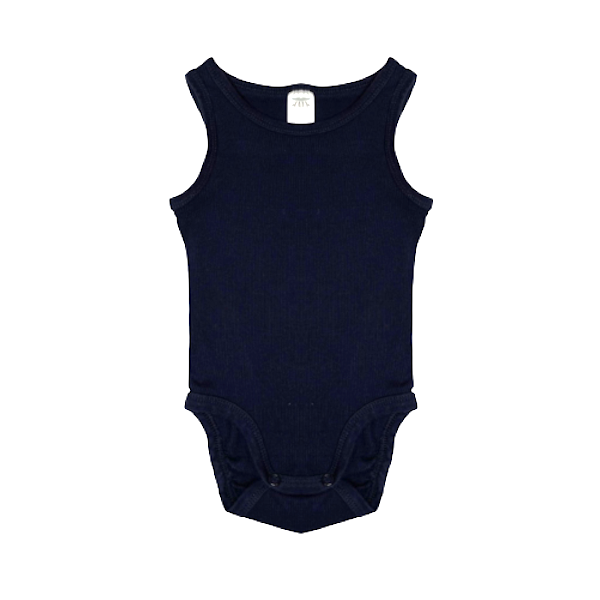 "H&M" tumši zils bodijs stripes 68cm