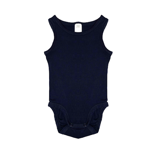 "H&M" tumši zils bodijs stripes 68cm