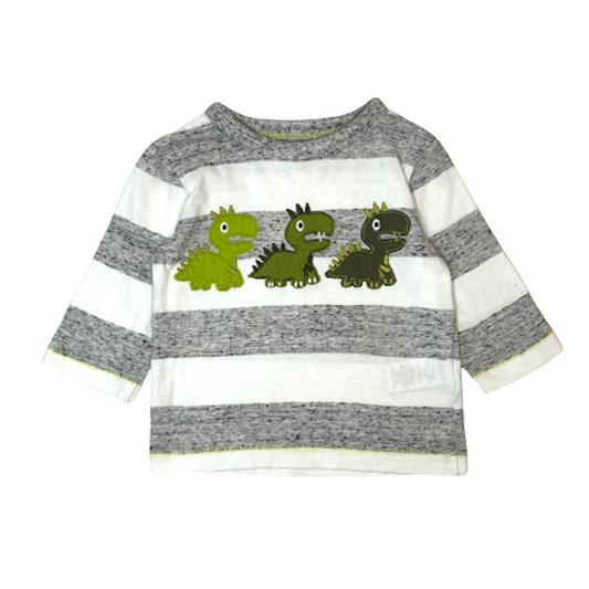 "Next" krekls stripes&dinos 68cm