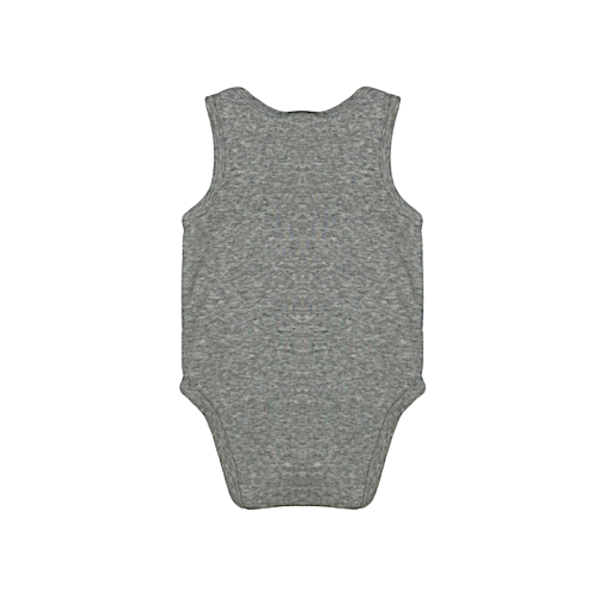 "H&M" pelēks kokvilnas bodijs plain 68cm