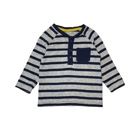 "George" krekls gry&navy pocket 74cm