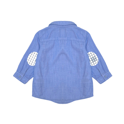 "LOGG" zils kokvilnas krekls 74cm