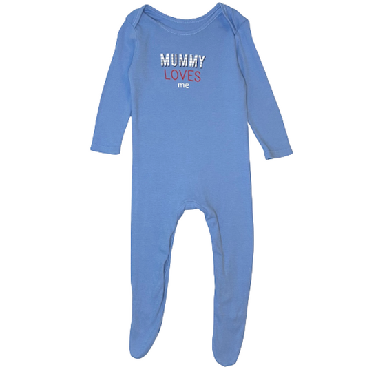 Zils kokvilnas rāpulis Mummy Love "George" 80cm