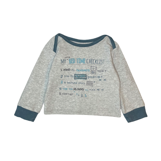 Krekls Bedtime Checklist "George" 80cm