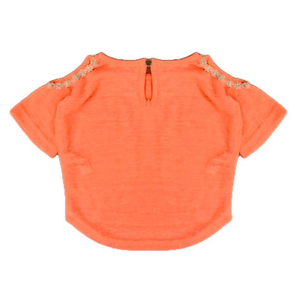 "River Island" oranžs džemperītis ar uzrakstu
