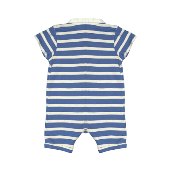 "Next" strīpains romperis blue&white 86cm