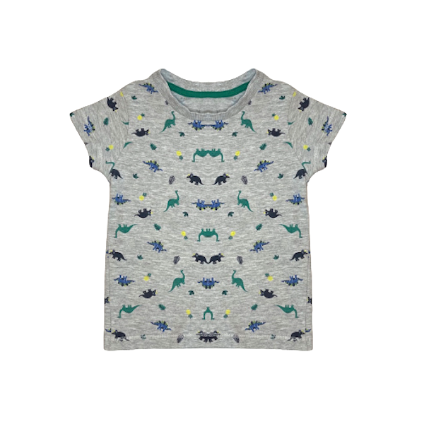 "Matalan" pelēks T-krekls dinos 86cm